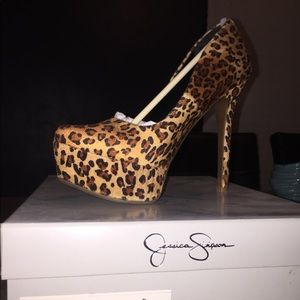Jessica Simpson Cheetah Print Platform